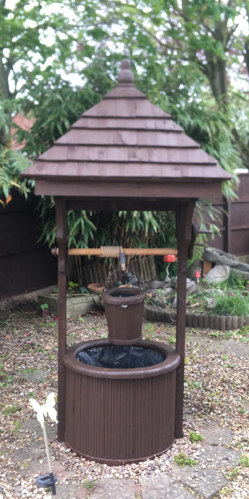 Handmade Wooden Well