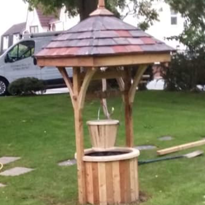 Handmade Wooden Well